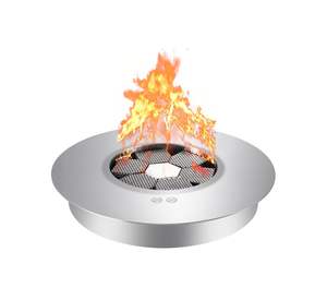 518 mm Dia 8 Litres Acier Inoxydable Bio Kamin Extérieur Rond <span class=keywords><strong>BioEthanol</strong></span> Cheminée Circulaire Brûleur à Ethanol - Product Image 6