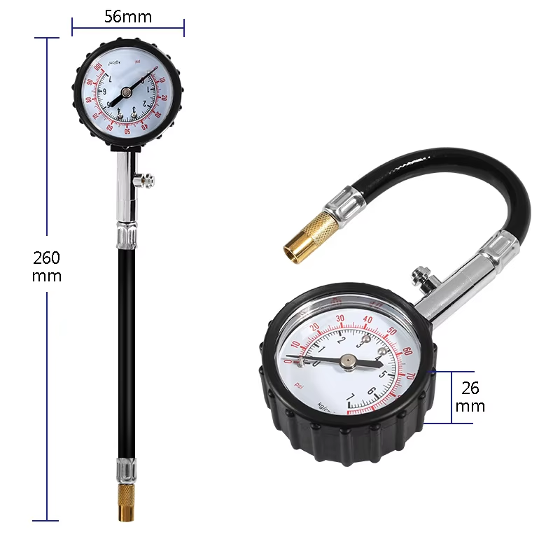 0-100PSI High Precision Long Tube Pressure Gauge - Image 2