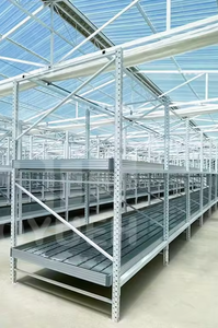 Système de support de culture hydroponique mobile vertical en acier inoxydable pompe à usage domestique et agricole automatisée et composants en plastique état neuf - Product Image 2