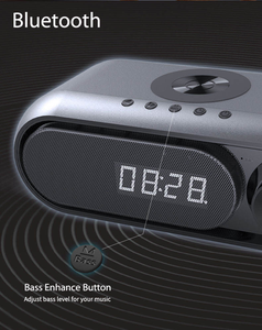 Hifi Subwoofer altavoz música Super Bass <span class=keywords><strong>Boombox</strong></span> BT altavoz inalámbrico portátil con micrófono 3 en 1 cargadores inalámbricos para teléfono - Product Image 5