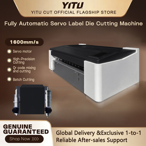 Machine de découpe de contour CCD brevetée pour la découpe industrielle d'étiquettes, découpeuse automatique à grande vitesse pour l'acheminement d'étiquettes et de décalcomanies - Product Image 1