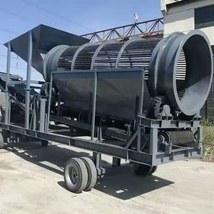 Китайский мобильный роликовый экран, вибрационное Глиняное сито, барабанный пескосепаратор для горных работ, Пескоструйный экран, бесшумный - Product Image 2