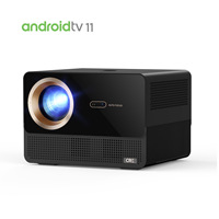 Mini projecteur OEM portable, vidéo intelligente Android 11, 780 lumens ANSI, 1080P, haute luminosité, projecteur de cinéma maison