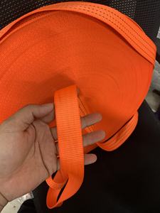 Sangle en polyester orange de 3,8 cm, sangle de fixation de cargaison robuste de 1,5 tonne, sangle de fixation industrielle haute résistance - Product Image 5