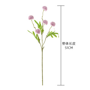 Flores Artificiales de Diente de León Ningyu, Multicolores, Tela Tejida, Decoración del Hogar, Arreglos para Bodas MW66787 - Product Image 4