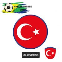 Vente en gros de soucoupes volantes en nylon personnalisées pour la Turquie, portables, pliables et avec poche pour l'extérieur