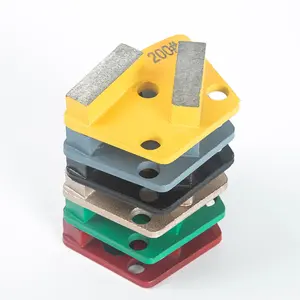 Bloc de ponçage en métal trapézoïdal diamanté <span class=keywords><strong>pour</strong></span> béton, ciment, marbre, granit, pierre, terrazzo, sol, personnalisable - Product Image 1