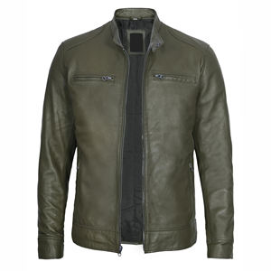 Meilleure vente Veste en cuir de qualité supérieure pour homme Tailles personnalisées Toile fine Enduit de différentes couleurs Qualité supérieure - Product Image 5
