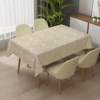 Nappe de table anti-taches RNPT, nappe rectangulaire en plastique marron, nappe en toile cirée lavable pour la maison, mariage, nappe en PVC en rouleau