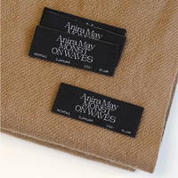 Étiquette en tissu pour vêtements, conception professionnelle, production, personnalisation, petites séries, marque, protection de l'environnement, lavage à l'eau