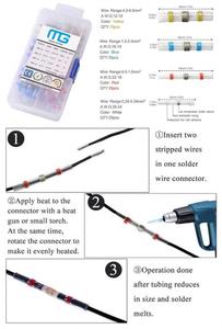 Hàn Con Dấu Dây Nối/Nhiệt Co Lại Hàn Tay Áo Dây Nối Bện Kết Nối - Product Image 5