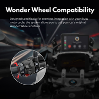 Nouveau support de moto RICOEL 6 pouces portable pour écran tactile WiFi CarPlay Android Auto 5.0 TPMS Wonder Wheel