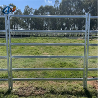 Panneaux de clôture portables en acier galvanisé à chaud pour enclos d'animaux de ferme, enclos pour bétail, enclos pour chèvres et moutons