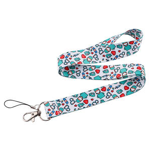 医師をテーマにした漫画電話ストラップ付きポリエステルワークIDバッジ & クリエイティブキーチェーンチェストカード-中国製 - Product Image 6