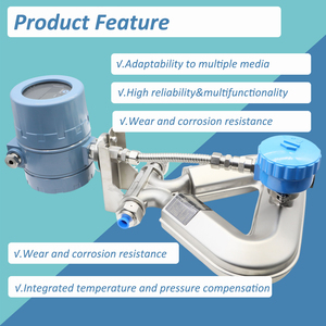 Bảo trì miễn phí densitometer coriolis lưu lượng kế Độ chính xác cao nhất ± 0.1% lỏng/khí coriolis lưu lượng kế - Product Image 5