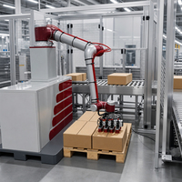 Robot collaboratif JAKA Zu30 à 6 axes, charge utile de 30 kg, portée de 1350 mm, pour la manutention de charges lourdes et la palettisation