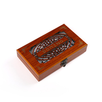 Jouets de loisirs d'intérieur personnalisés, usine chinoise, double 6 ensemble, boîte en bois, domino, pièces