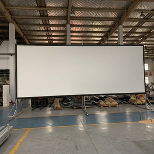 Pantalla de Proyección Portátil Plegable Rápida con Soporte 16:9 HD, Pantalla de Cine Plegable sin Arrugas para Interiores y Exteriores - Product Image 2