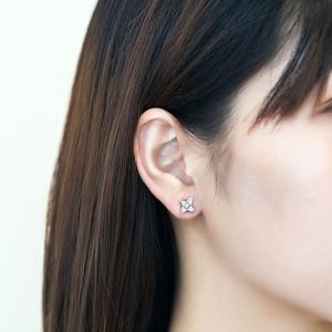 Boucles d'oreilles clous tendance en argent sterling 925 plaqué rhodium avec zircon pour femme, cadeau de mariage et de fête, bijoux - Product Image 6