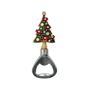 Christmas Bottle Stopper Set With Santa Snowman Reindeer Design Corkscrew Opener For Wine Beer Holiday Decoration - Product Image 2