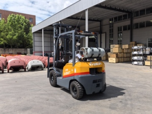 Hoogwaardige heftruck 1,5 ton 4,0 ton LPG benzine dubbele brandstof 3m 6m hefhoogte magazijnuitrusting - Product Image 3