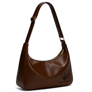 Bolso Bandolera Casual de Cuero Genuino Marrón Vintage para Mujer, con Forro de Poliéster, Resistente al Agua, Bolso de Viaje - Product Image 2