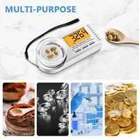 Balance numérique miniature 0,001g 50g, balance de précision pour bijoux, balance portable pour la cuisine et la pâtisserie avec poids d'étalonnage