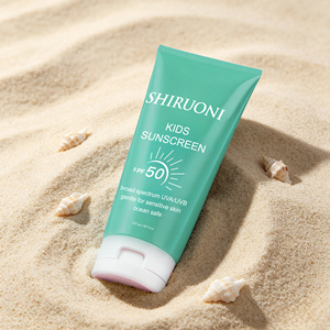 Crème solaire minérale pour enfants, <span class=keywords><strong>non</strong></span> <span class=keywords><strong>nano</strong></span>, à l'<span class=keywords><strong>oxyde</strong></span> <span class=keywords><strong>de</strong></span> <span class=keywords><strong>zinc</strong></span>, à large spectre, douce, hydratante, pour le visage et le corps, soin quotidien - Product Image 1