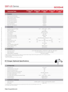 Inversor Híbrido Solar Certificado GoodWe Serie SBP-US de 5kw, 6kw, 7.6kw, 9.6kw, 11.4kw, Bifásico, Conexión a CA, para Retrofit en Hogares - Product Image 6