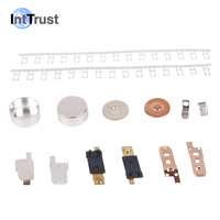 Metall Messing Stanz teile Schalter Stecker Messing Hohl stift mit Kunststoff gefülltem Metall kontakt