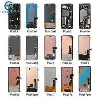 Écran OLED LCD numériseur complet avec châssis pour Google Pixel 8 7 Pro 6 6a 5a 4a 3a XL 5G – Pièces de rechange pour téléphone