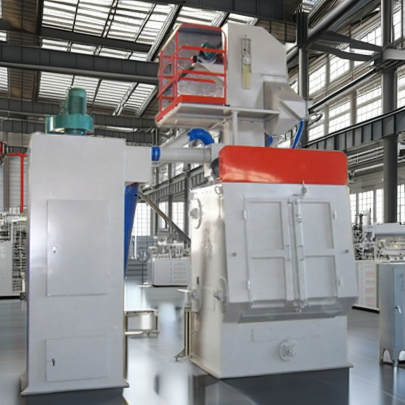 Shot Blasting Machinery Continuous Tumble Blaster