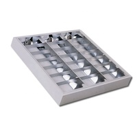 Plafonnier LED T8 pour grille, 600x600mm, montage en surface, 36W, éclairage moderne pour bureau