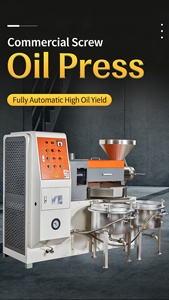 Prensa de Aceite Automática Comercial para Aceite Comestible, para Cacahuete, Soja, Girasol, Sésamo, Prensado en Frío y en Caliente, de Acero Inoxidable - Product Image 5