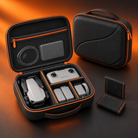 Étui de transport pour mini-drone, sac de voyage portable en EVA avec séparateur réglable pour le contrôleur du drone, la batterie et les accessoires