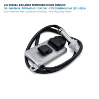 Capteur d'oxyde d'azote pour moteur diesel Cummins, camion DAF, 24V, 5WK96614, 5WK96614G, 12412141, Euro 6, 2012-2024