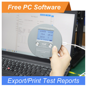 Medidor de energía UV Linshang LS128 365nm 375nm 385nm 395nm 405nm Medidor de radiación ultravioleta de intensidad UVALED Disco de potencia UV - Product Image 5