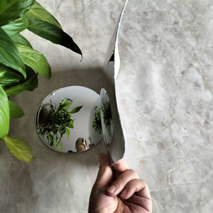 Miroir convexe en verre personnalisé de courbe profonde de forme ronde pour l'inversion de camion d'autobus sans fibre de carbone - Product Image 4