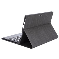 Étui Clavier Pliable en Cuir PU de 12 Pouces pour Tablette Microsoft Surface Pro 3 4 5 6 7 8 9 avec Clavier Sans Fil