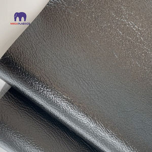 Cuero sintético de PVC resistente al desgaste con textura de corteza brillante para tapicería de sofá y asiento de automóvil - Product Image 6