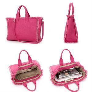 Bolsos Tote de Lona para Mujer de Alta Calidad, Gran Capacidad con Cierre de Cremallera, Elegantes, Reutilizables, con Impresión de Logotipo Personalizado, Múltiples Colores - Product Image 3