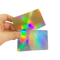 Cartes magnétiques en PVC imperméables CR80 de haute qualité, logo personnalisé, design holographique, gaufrage offset, compatibles avec diverses imprimantes