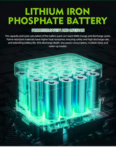 แบตเตอรี่จัดเก็บพลังงานสำหรับบ้าน Zhentuo 5kWh 10kWh 16kWh 32kWh LiFePO4 ระบบไฮบริดแบบติดตั้งบนหลังคา PV แบบเรียงซ้อนได้ 51.2V CAN แบบตั้งพื้น - Product Image 6