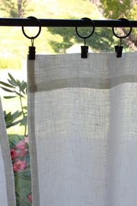 Chic Style Européen Café Rideaux Semi Sheer <span class=keywords><strong>Beige</strong></span> <span class=keywords><strong>Blanc</strong></span> 100% Rideaux En Lin Pour Salon - Product Image 6