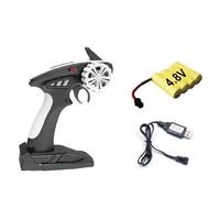 Nouvelle voiture télécommandée 2,4 G 4 canaux haute vitesse avec carrosserie en PVC 1/16 pour enfants 2026