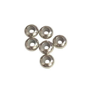 Separadores de Cadena DIY de Silicona con Rueda Plana y Ajuste de Posicionamiento, Chapados en Oro de 18K, Cobre, Blanco, KKC, Oro Rosa, Ovalados, al Vacío - Product Image 1