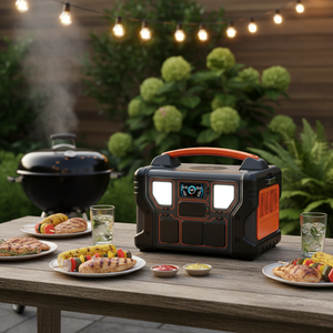 Generador de Energía Portátil para el Hogar, Camping y Exteriores, Batería de 1008 Wh, Energía Solar Móvil, Estación de Energía Portátil Lifepo4 de 1200 W - Product Image 6