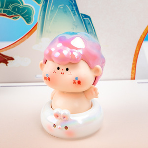 กล่องสุ่มของเล่นน่ารัก Yu Mo Craft ชุด 8 ชิ้น ฟิกเกอร์สะสมแบบสุ่ม ของตกแต่งโต๊ะ ของขวัญสำหรับเด็กอายุ 8-13 ปี - Product Image 3