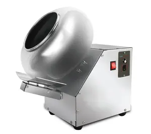 SY-300A Chocolate Almonds Nuts Coating Pan Machine Peanut Sugar Candy Coating Machine