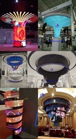 Pantalla LED Hemisférica Inmersiva, Pantalla LED Interna Virtual, Pantalla de Video Esférica de Media Esfera